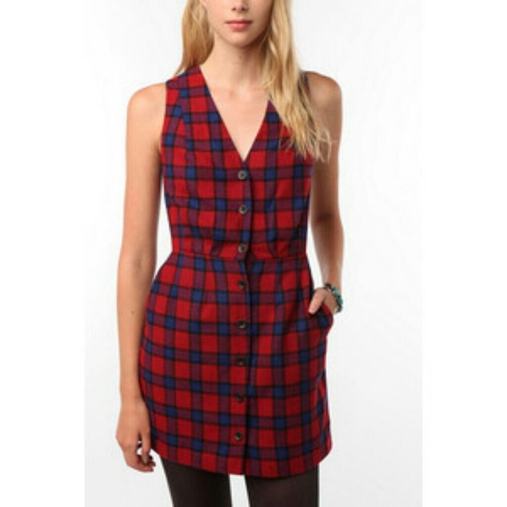Urban outfitters plaid dress